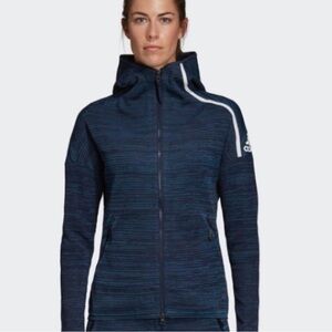 Adidas Women's Navy Hoodie Jacket